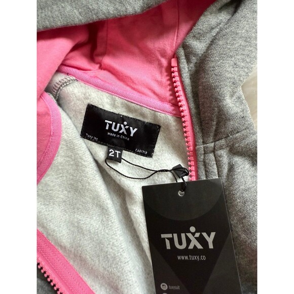 Kids Gray and Pink Matching Set - Picture 4 of 8